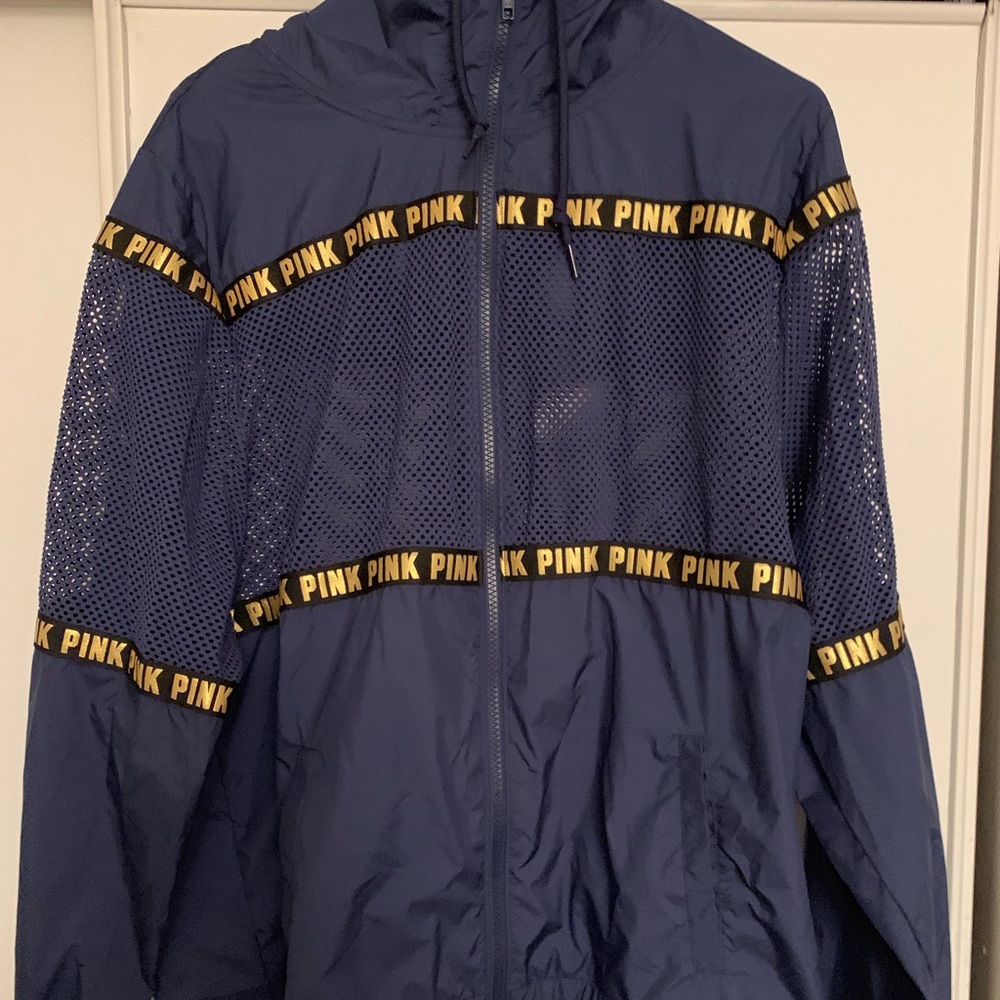 Pink windbreaker nwot